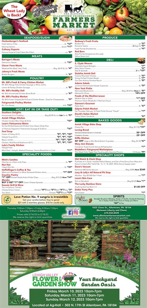 allentown fairgrounds farmers market|allentown farmers market weekly specials.